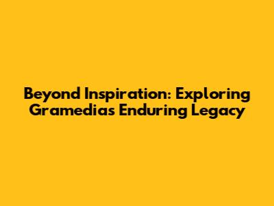 Beyond Inspiration: Exploring Gramedia's Enduring Legacy