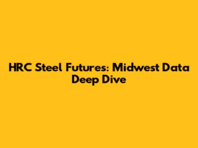 HRC Steel Futures: Midwest Data Deep Dive