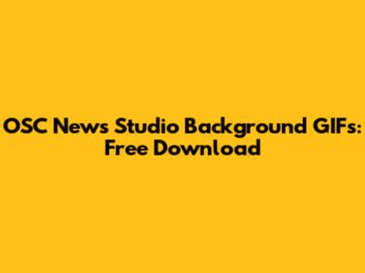 OSC News Studio Background GIFs: Free Download