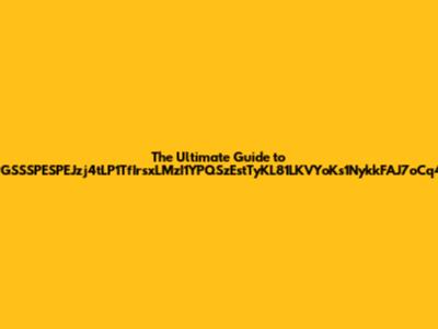 The Ultimate Guide to ZPGSSSPESPEJzj4tLP1TfIrsxLMzI1YPQSzEstTyKL81LKVYoKs1NykkFAJ7oCq4zs