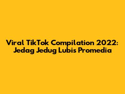Viral TikTok Compilation 2022: Jedag Jedug Lubis Promedia